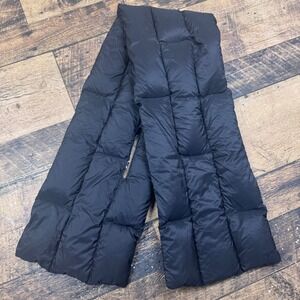 Lululemon Packable Down Scarf Black Puffer Quilted Winter Warm Accessory Gorp